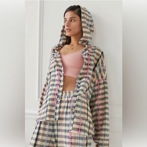 Out From Under August Hooded Button Down Shirt